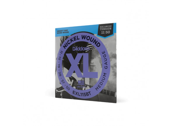D'Addario EXL115BT 11-50 Medium Balanced Tension, XL Nickel Electric Guitar Strings D'Addario EXL115BT 11-50 Medium Balanced Tension, XL Nickel Electric Guitar Strings